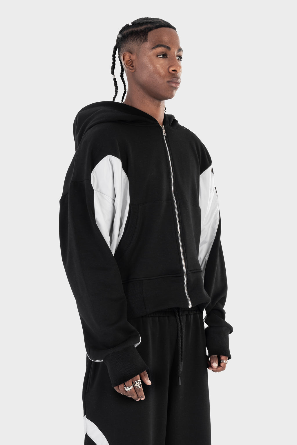 La Curva Motion Black zipper jacket