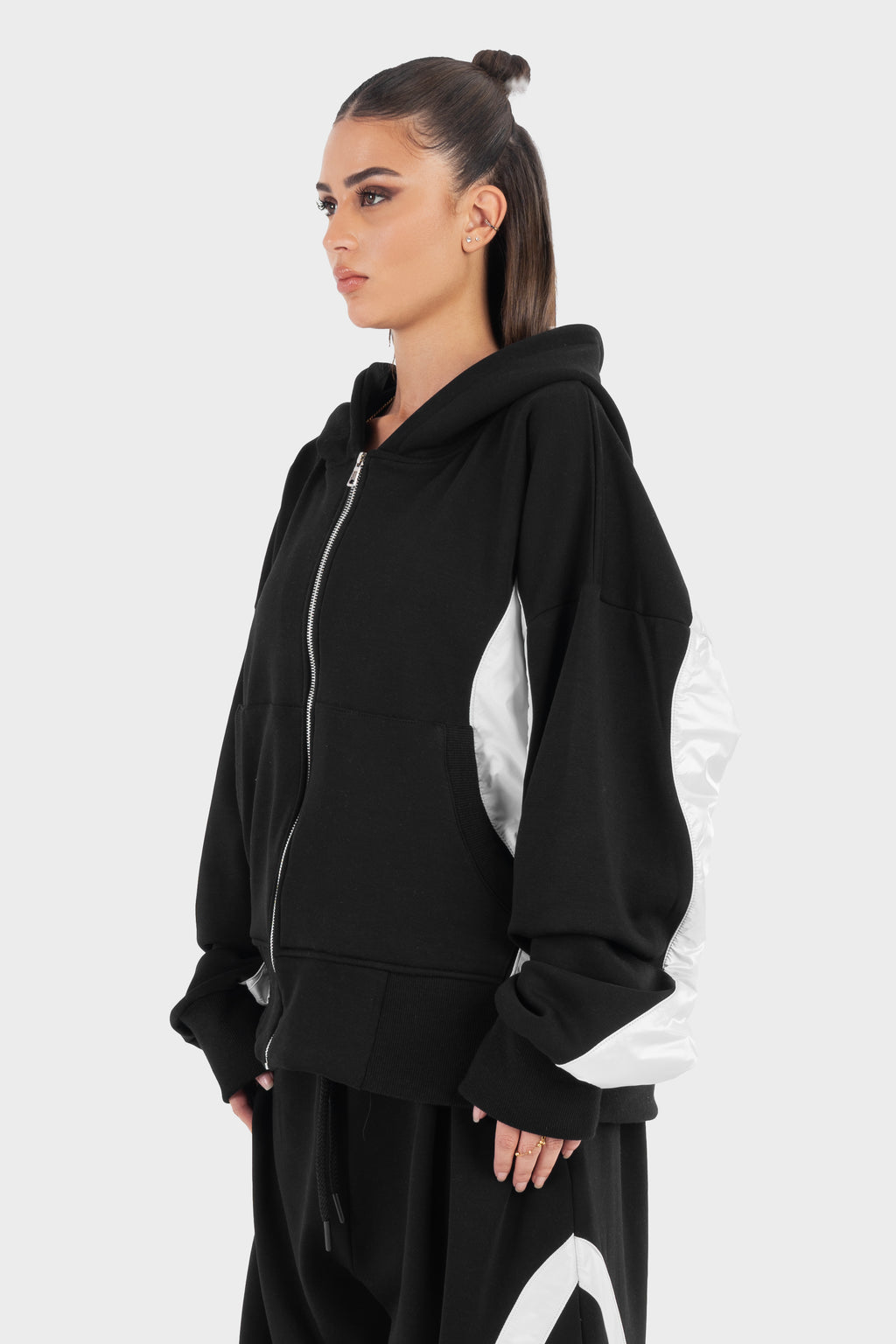 La Curva Motion Black zipper jacket