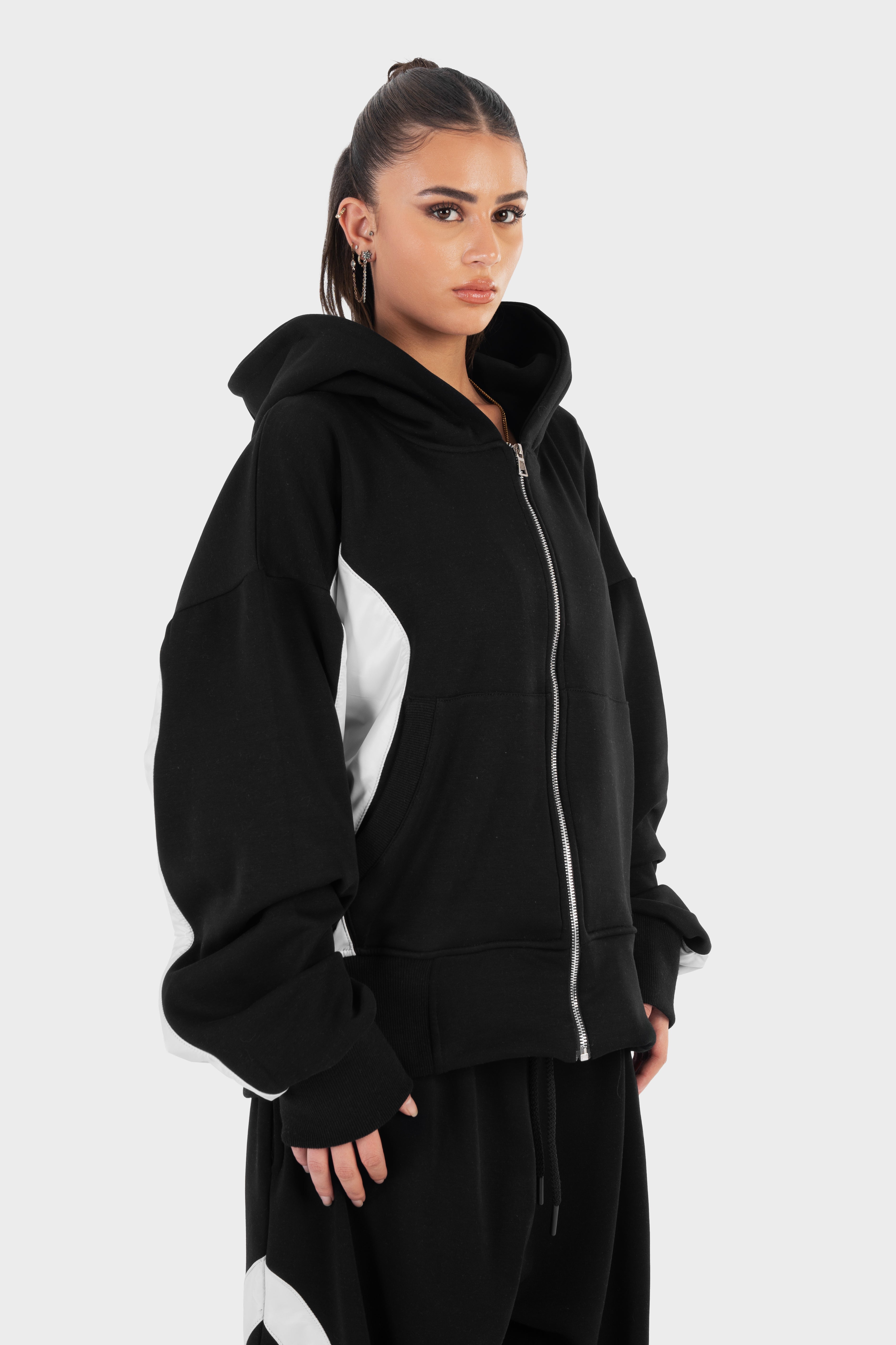 La Curva Motion Black zipper jacket