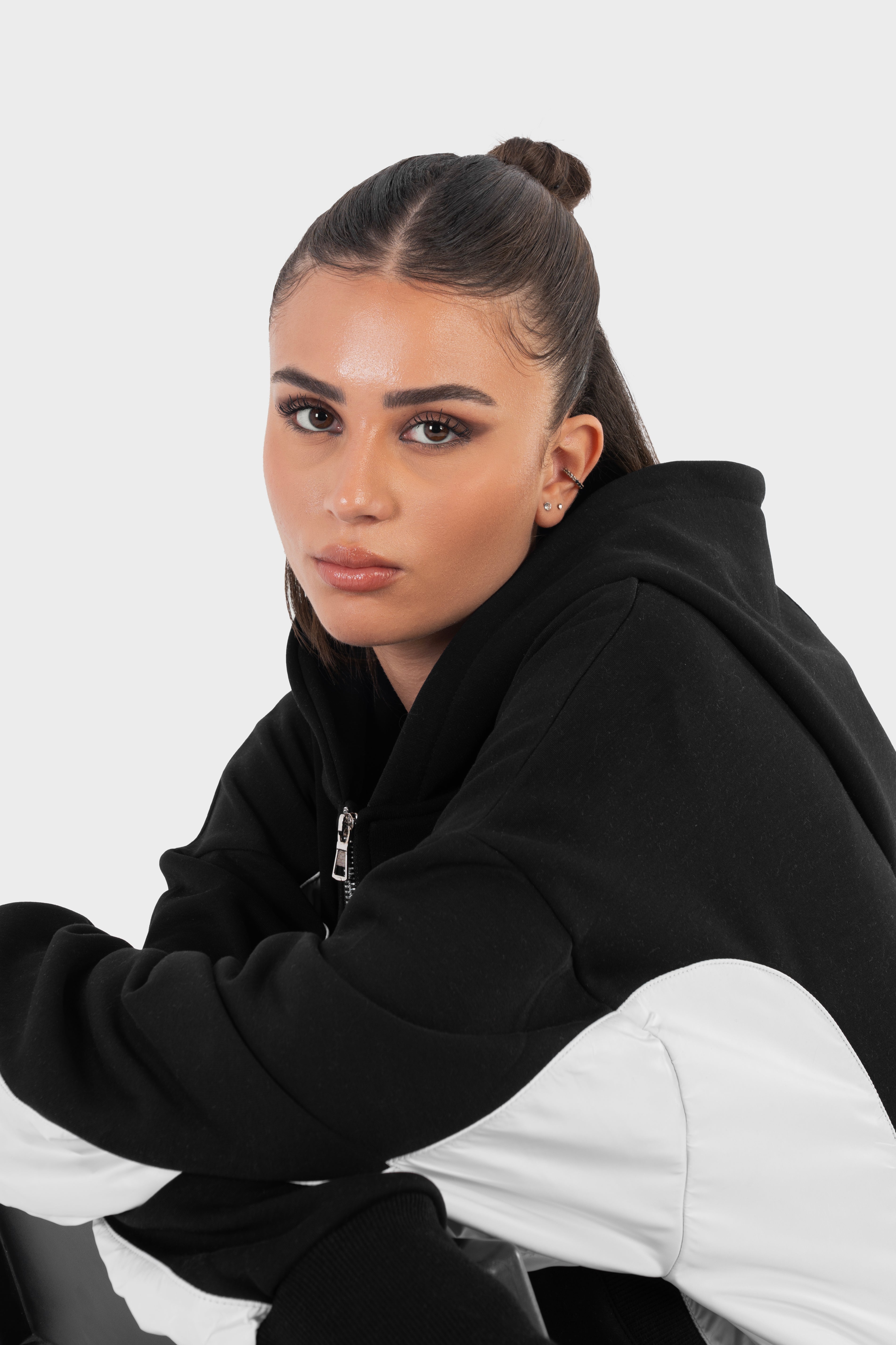 La Curva Motion Black zipper jacket